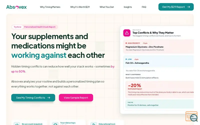 Screenshot of Absovex