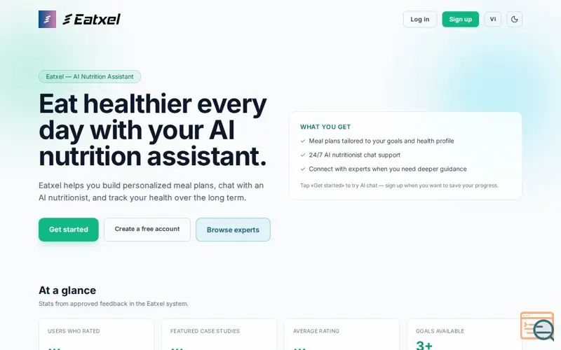 Screenshot of Eatxel