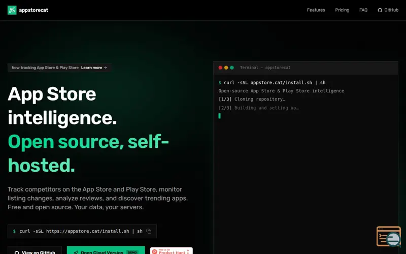 Screenshot of AppStoreCat