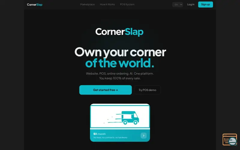 Screenshot of CornerSlap