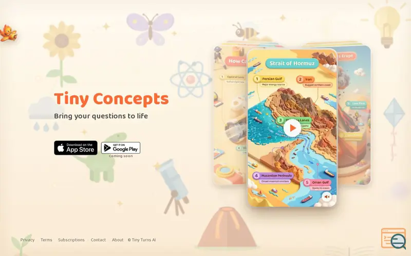 Screenshot of Tiny Concepts