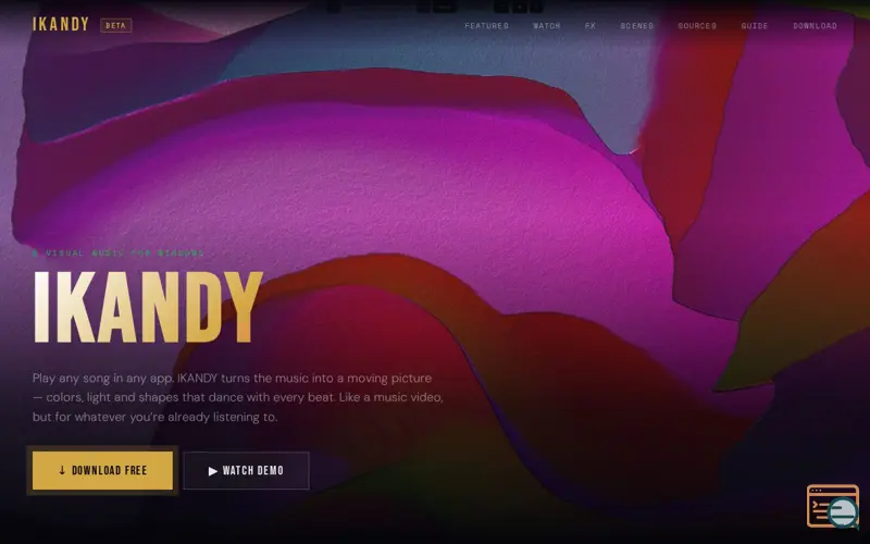 Screenshot of IKANDY