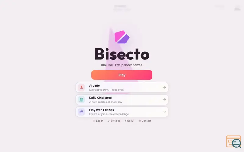 Screenshot of Bisecto