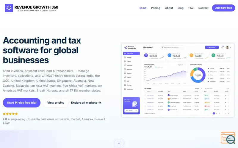 Screenshot of Revenue Growth 360