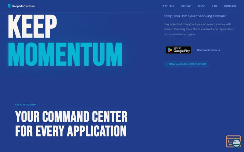 Screenshot of Keep Momentum