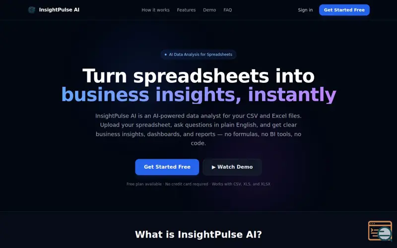 Screenshot of Insightpulse AI