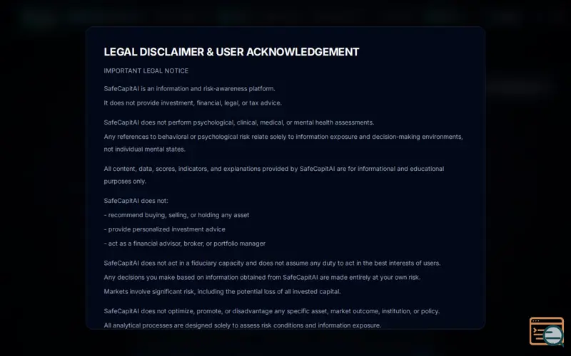 Screenshot of Safecapitai 