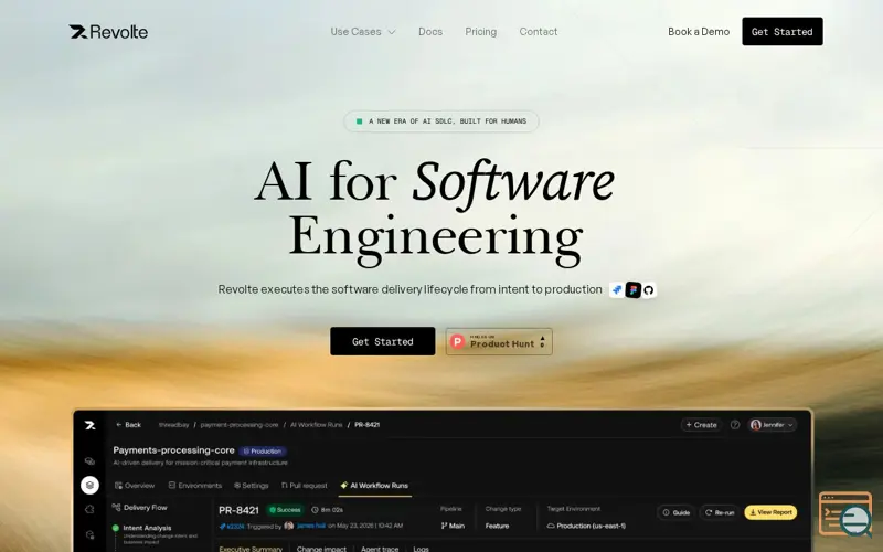 Screenshot of Revolte