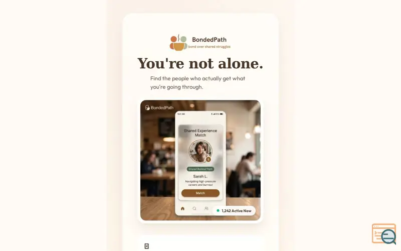 Screenshot of BondedPath