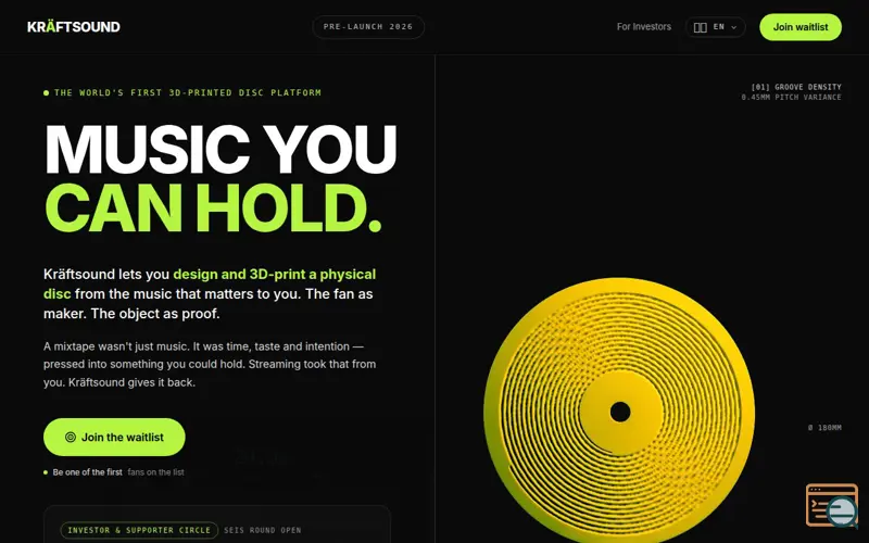 Screenshot of Kräftsound