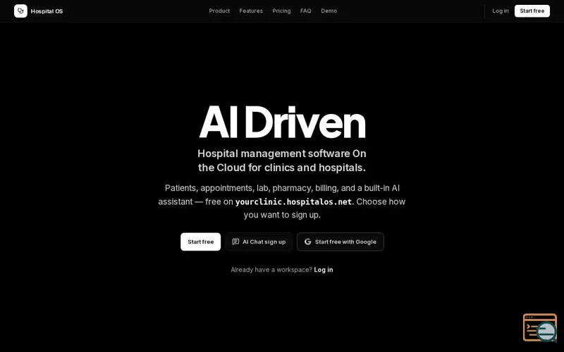 Screenshot of Hospital OS