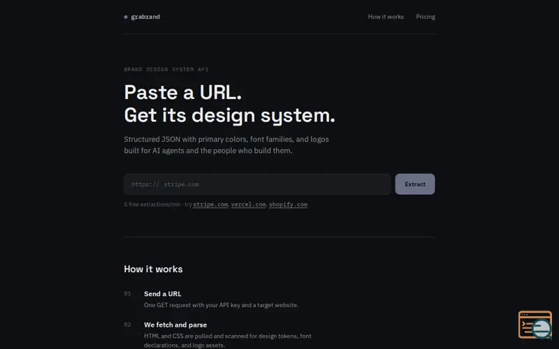 Screenshot of Grabrand