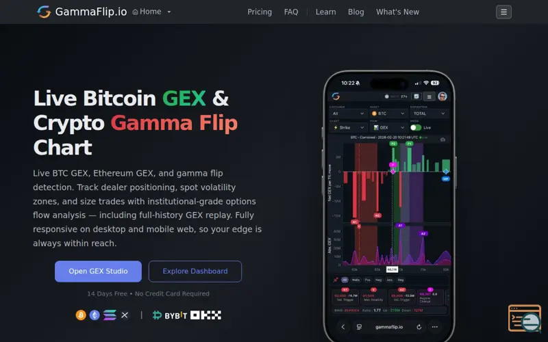 Screenshot of GammaFlip