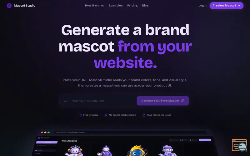 Screenshot of MascotStudio