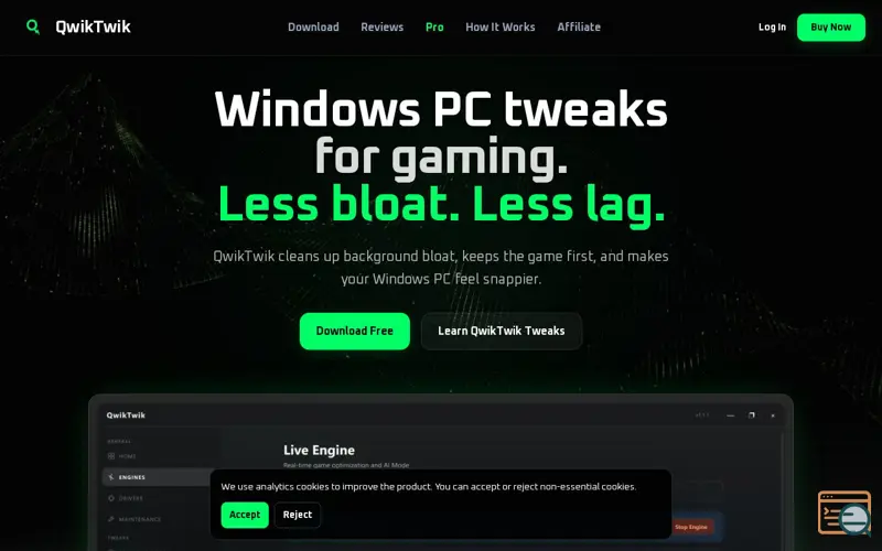 Screenshot of QwikTwik