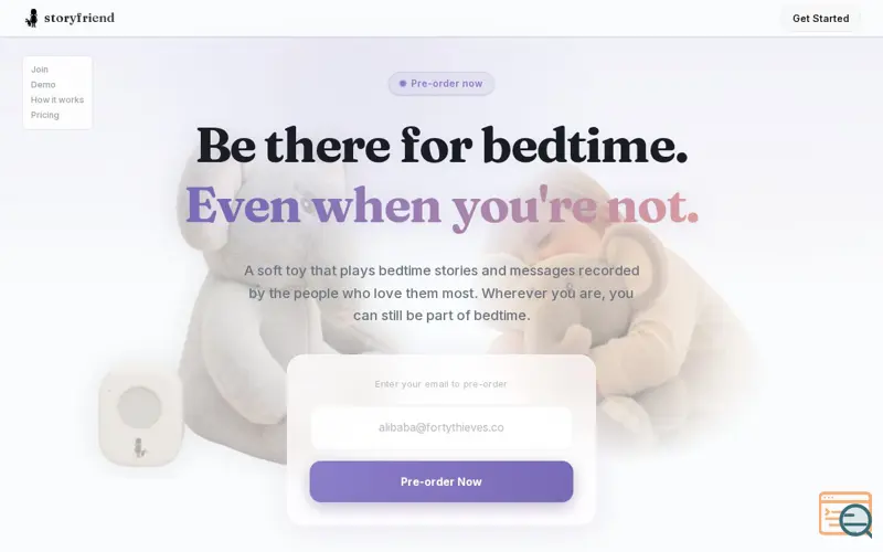 Screenshot of Storyfriend