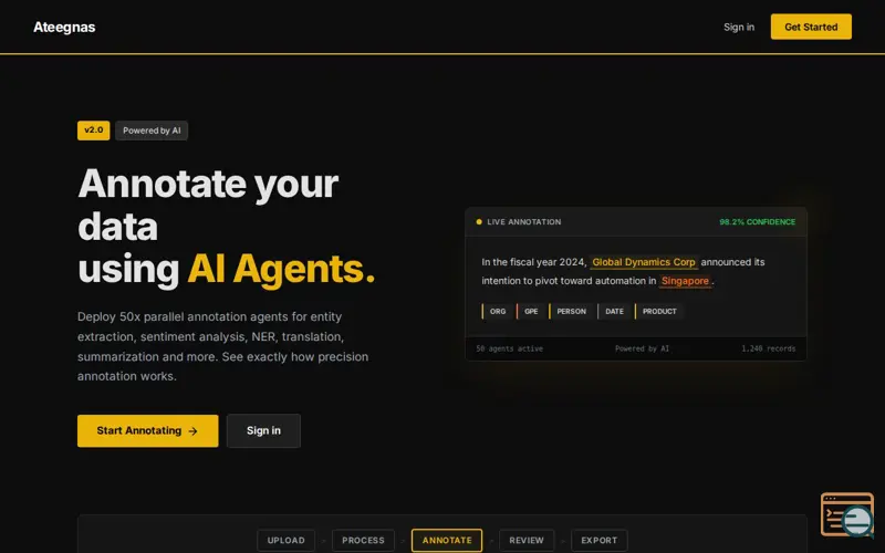 Screenshot of Ateegnas