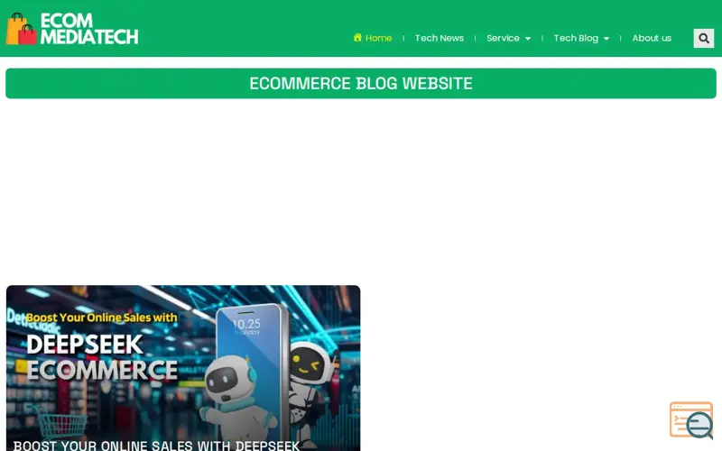 Screenshot of Ecom Mediatech