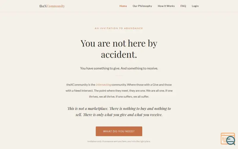 Screenshot of theXCommunity