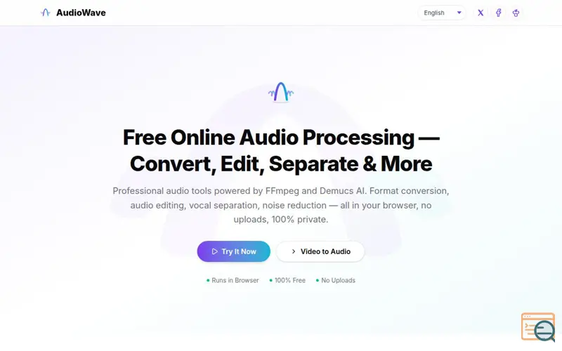 Screenshot of AudioWave