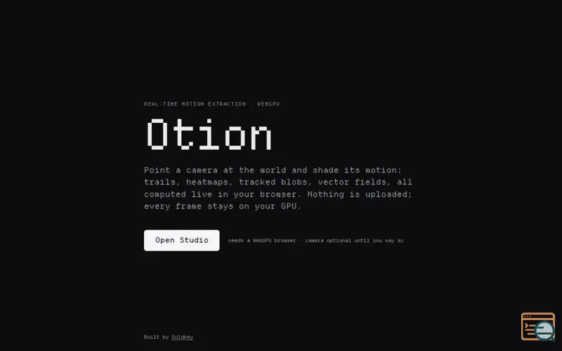 Screenshot of Otion
