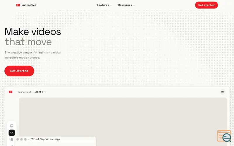 Screenshot of Impractical, a launch using X (Twitter) Ads