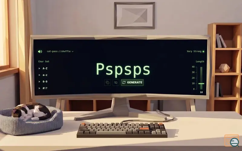 Screenshot of Cat Password