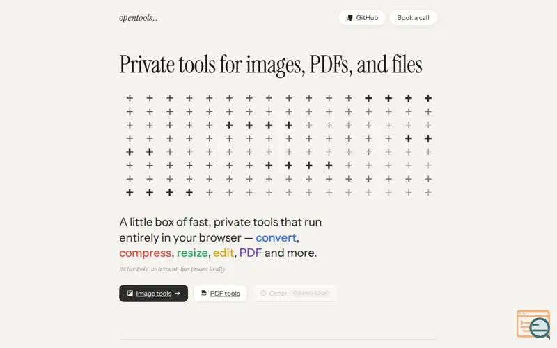 Screenshot of Open Tools
