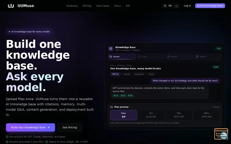 Screenshot of UUMuse