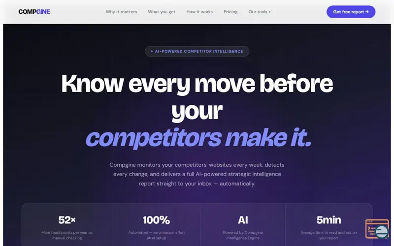 Screenshot of compgine.com