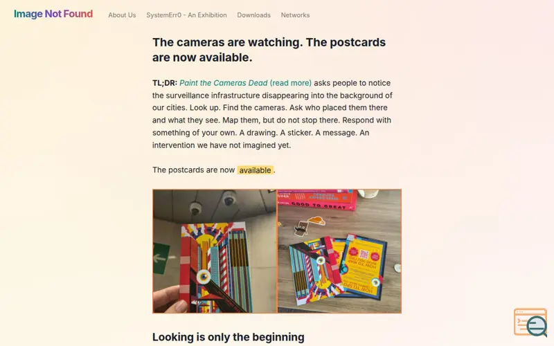 Screenshot of  Paint the Cameras Dead