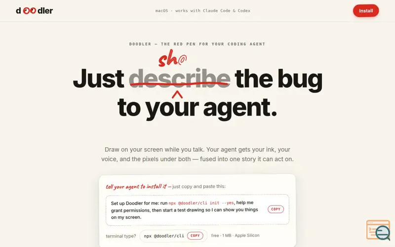 Screenshot of Doodler.co