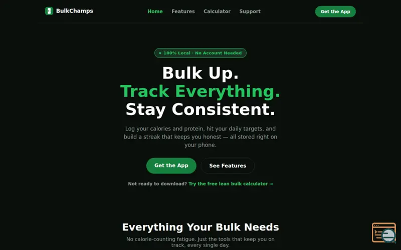 Screenshot of BulkChamps