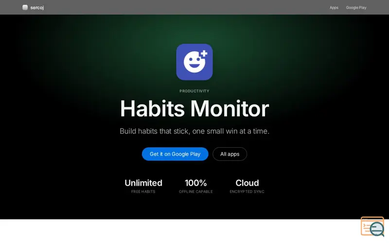 Screenshot of Habits Monitor