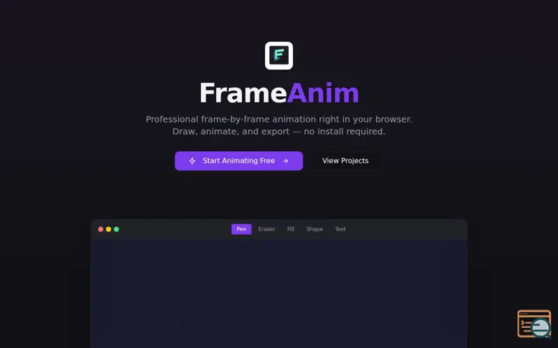 Screenshot of FrameAnim