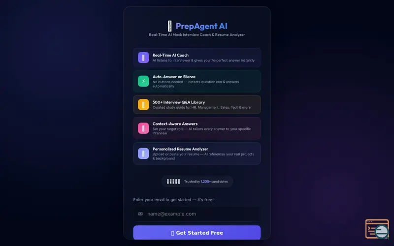 Screenshot of ApnaGola / PrepAgent AI
