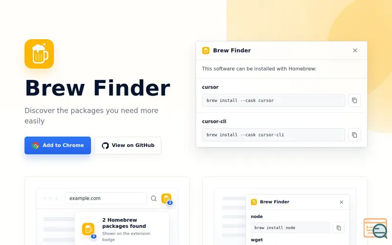 Screenshot of Brew Finder