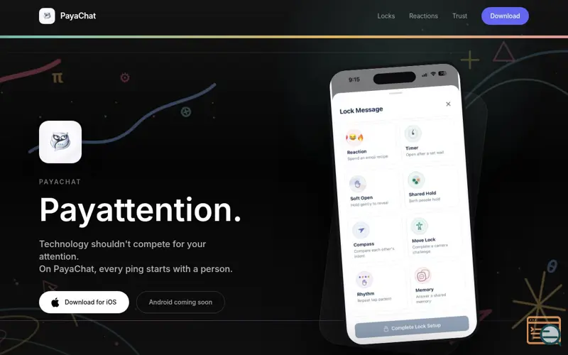 Screenshot of PayaChat