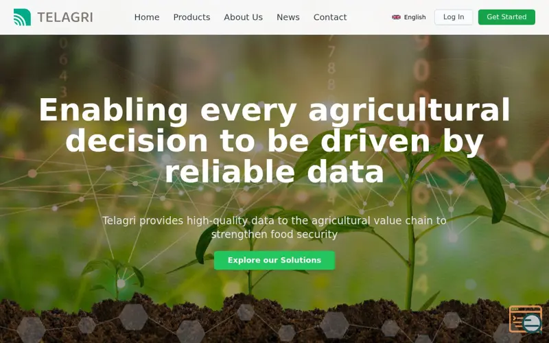 Screenshot of Telagri