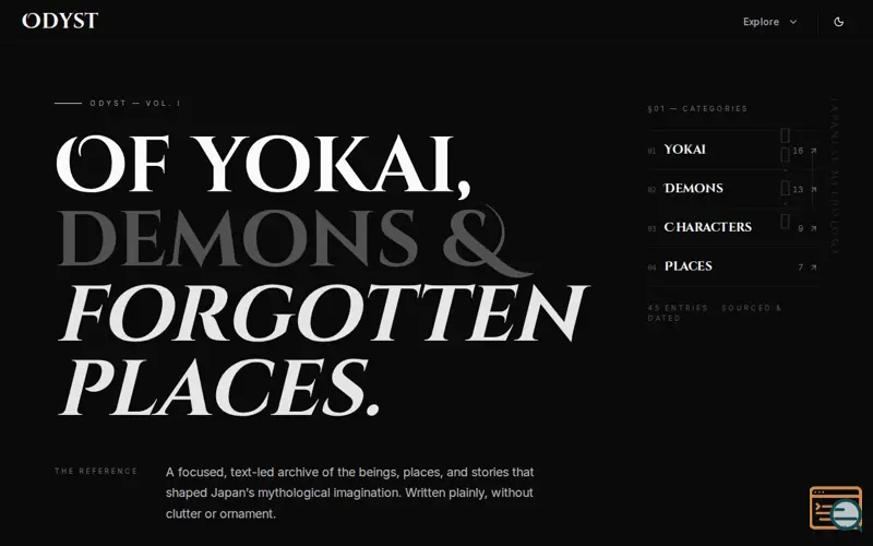 Screenshot of Odyst