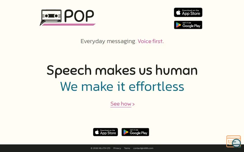 Screenshot of Pop