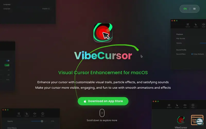 Screenshot of VibeCursor
