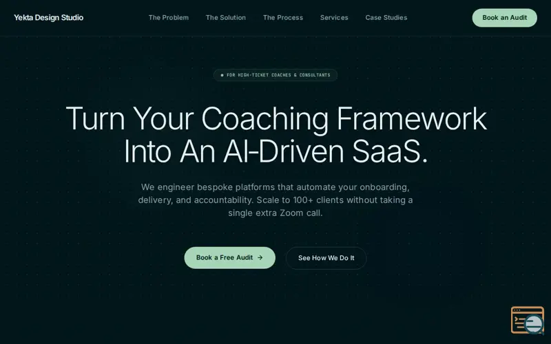 Screenshot of Yekta Design Studio