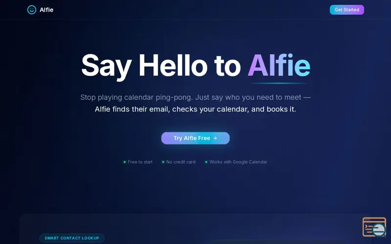 Screenshot of Alfie