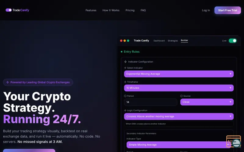 Screenshot of Trade Canify