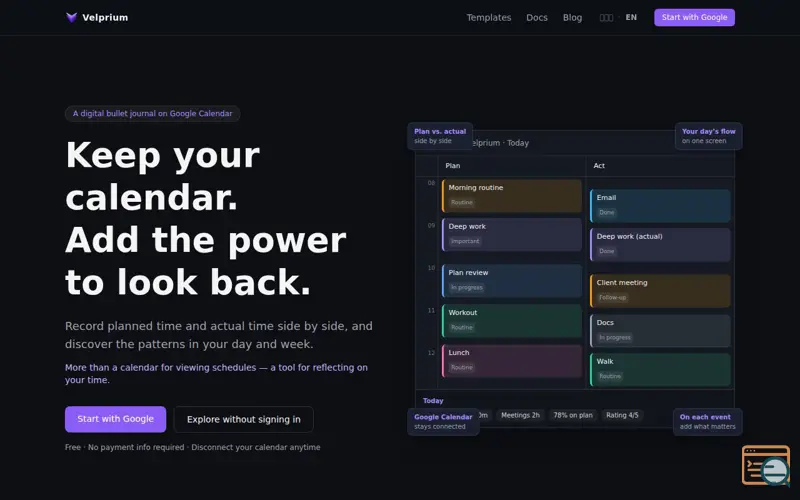 Screenshot of Velprium