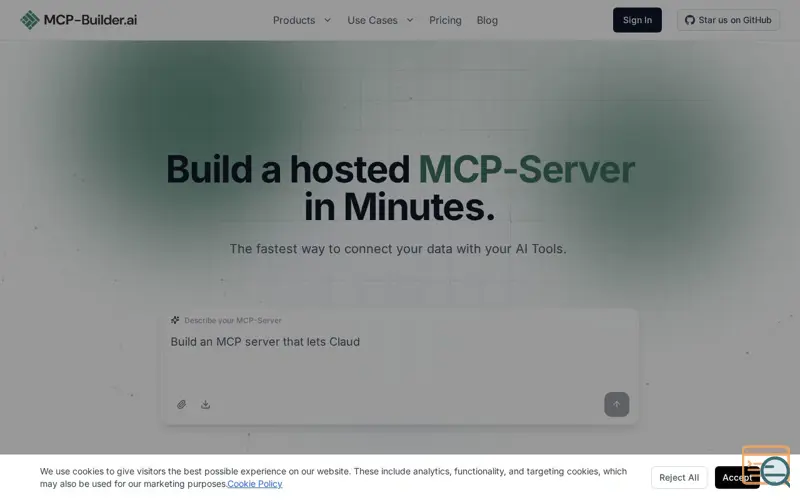 Screenshot of MCP-Builder.ai