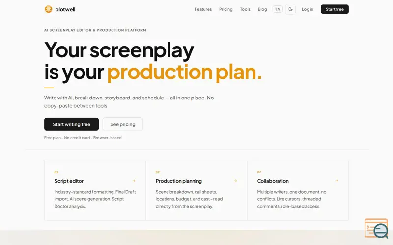 Screenshot of plotwell