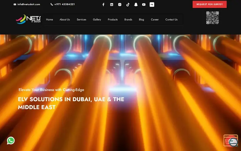 Screenshot of Netsole IT, a launch using CertifiedCode