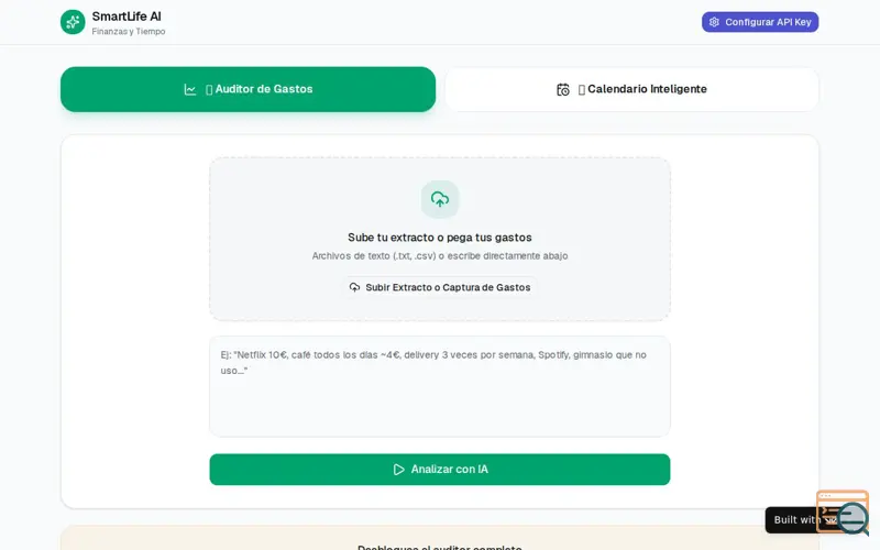 Screenshot of SmartLife AI